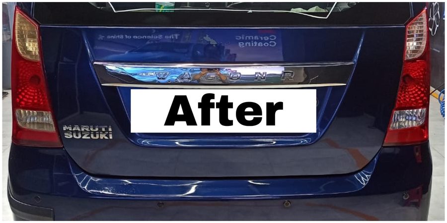 Maruti Suzuki WagonR after ceramic coating